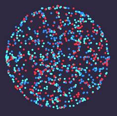 A group of circles with small dots

Description automatically generated